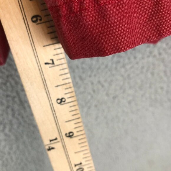 2003 Y2K Vintage Mens Tommy Hilfiger Nylon Red Hawaiian Board Shorts Size M - Picture 5 of 6